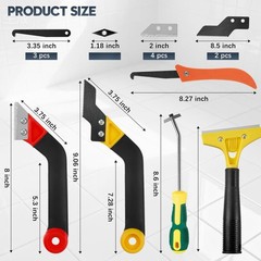 33-Piece Grout Removal Tool Kit – Tile & Caulk Remover, Saws, Scrapers for Clean