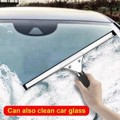 Window Squeegeeยallpurpose Stainless Squeegee Adhesive Household Steel Showe…