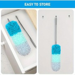 Microfiber Ceiling Fan Duster-Cobweb Cleaner Brush Kit Telescopic Extension Pole