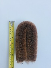 Eco Friendly Handmade Floor Vanity tile cleaning Brown Coconut Fiber Brush