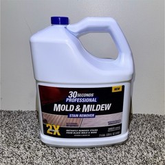 30 Seconds Mold & Mildew Stain Remover Liquid, Outdoor, 2.5 Gal, No Scrub