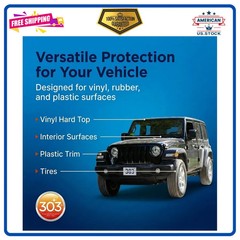 303 Automotive Protectant for Vinyl Plastic and Rubber 16 oz UV Protection