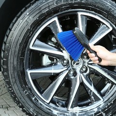 TAKAVU Wheel Tire Brush – Stiff Bristle with Short Handle, Included Detailing…