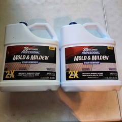 BUY 1 GET 1 FREE! 30 SECONDS Professional Mold & Mildew Stain Remover 2.5 Gallon