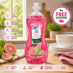 Great Value Dish Washing Liquid Detergent, Guava, 28 fl oz