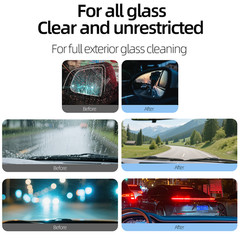Automotive Oil Film Cleaner Car Windshield Oil Film Remover 180ml w/ Brush Head