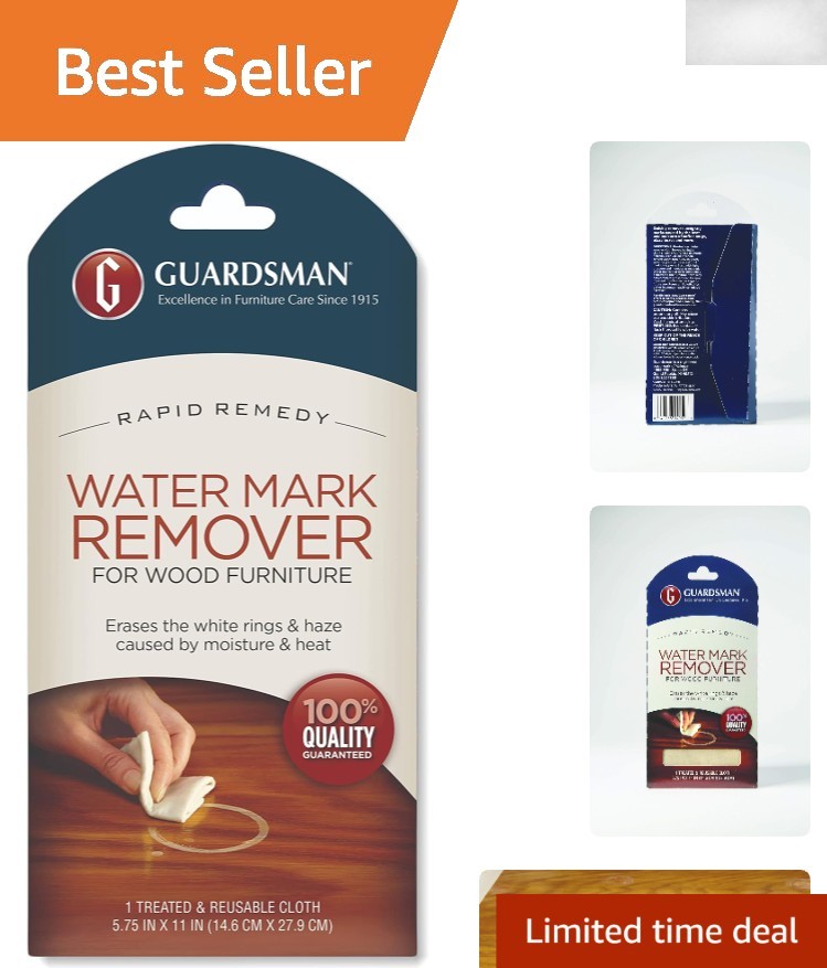 Non-Abrasive Water Stain Remover Cloth – Revive Wood, Glass, and Metal Surfaces