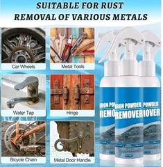 3 Pck Car Rust Removal Spray,Iron Powder Remover,Rustout Instant Remover