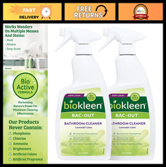 Natural Enzyme Bathroom Cleaner 2 Pack – Eco-Friendly, Plant-Based, No Fragrance