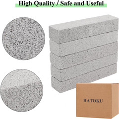 25 Pieces Pumice Stone Toilet Bowl Cleaner, Pumice Scouring Stick Remove Hard Wa