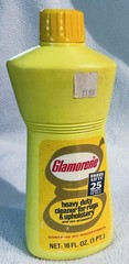 Vtg Glamorene Heavy Duty Cleaner Rugs & Upholstery 16 fl oz Bottle Nearly Full