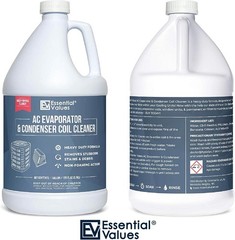 Heavy-Duty AC Coil Cleaner – 128oz Unscented Non-Foam Solution for Efficient …