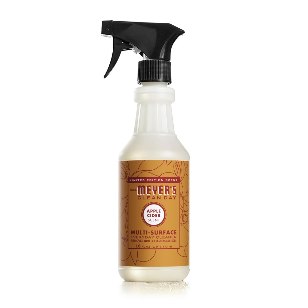 Mrs Meyer’s Apple Cider Multi Surface Cleaner 16 Oz Fresh Scent Cruelty Free