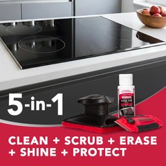 5-In-1 Cook Complete Cleaning Kit – Includes Cream, Scrubbing Pad and Scraper