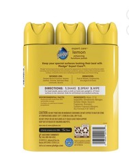 Pledge Furniture Enhancing Polish Spray, Lemon, 3ct., 29 oz.