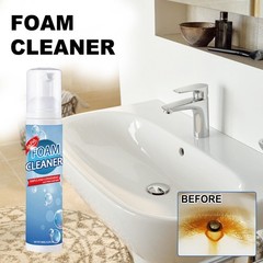 Jue-Fish Kitchen Oil Stain Foam Cleaner, Kitchen Stove Range Hood Oil Stain And