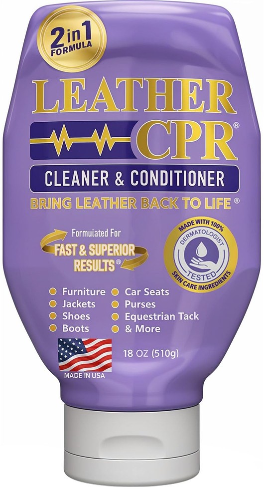 Cleaner and Conditioner 18oz. Bring Leather Back To Life on Furniture, Car Se…