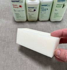 United’s Pure Home Care Essentials Stain Away Leather Wood Spot Cleaning Kit New