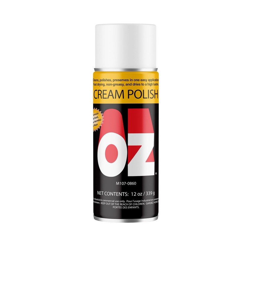 OZ Polish Aerosol, Furniture Polish, M107-0860, 12 oz