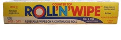 Vtg 80’s Roll ‘N Wipes Cloths Reusable Towels Handi Wipes 18 feet x 11 3/4″ NOS