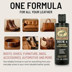 Bick 4 Leather Conditioner & Cleaner 2 oz – Restores, Cleans, and Protects