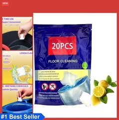 Hard Floor Cleaner 20 Count Lemon Scent Natural Ingredients For All Hard Floors