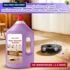 Floor Cleaning Solution Compatible with Roborock – 82 fl oz Lavender Floor Clean