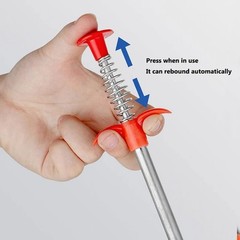 60cm Spring Pipe Dredging Tools, Drain Snake, Drain Cleaner Sticks Clog Remov