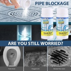 Wild Tornado Sink & Drain Cleaner Powder – Pipeline Dredging Agent for Kitchen