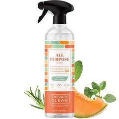 Clean All Purpose Cleaning Spray – Fresh Herbs & Melon 24 fl. oz – 100% Natur…