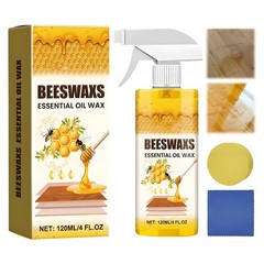 Beeswax Wood Polish Spray, 2026 New Furniture Polish and Cleaner, Natural Woo…