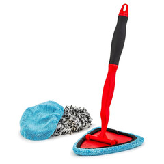 2-In-1 Easy Reach Detailing Wand, Extended Reach for Windshield, Window, Mirror,
