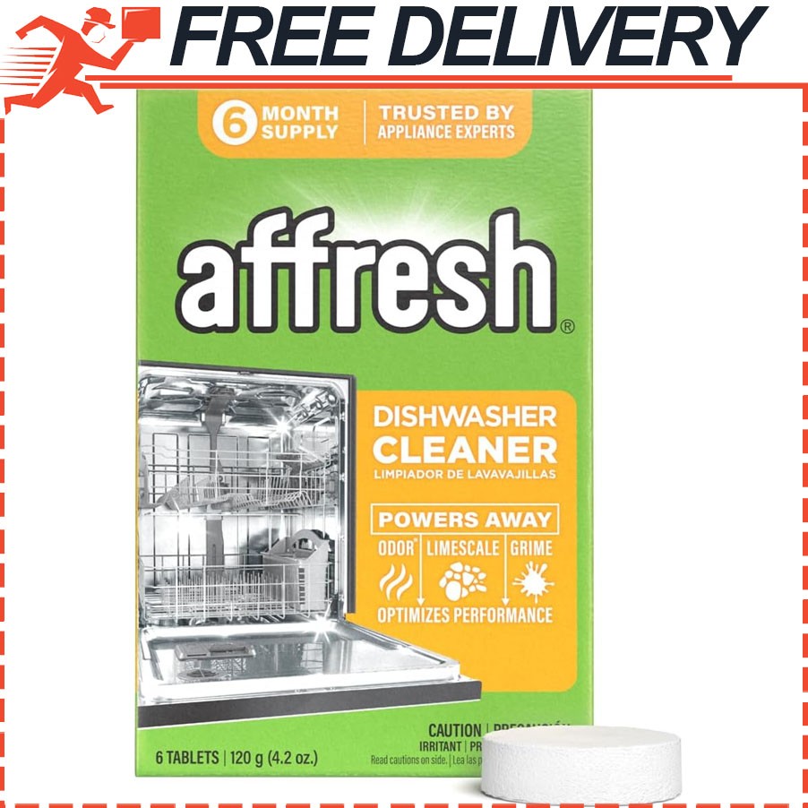 Affresh Dishwasher Cleaner, Helps Power Away Odor Causing Bacteria, Limescale
