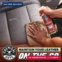 Chemical Guys Leather Quick Detailer – Interior Cleaner and Conditioner for Natu
