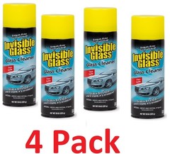 Stoner Invisible Glass Automotive Glass Cleaner, 19 Oz (Pack of 4)