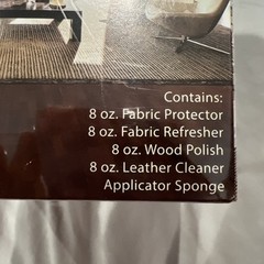 FCP Furniture Care Protection Kit Leather Fabric Wood Factory Sealed Box