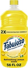 Powerful 2X Concentrated Lemon Cleaner, 56 oz – Multi-Surface & Fresh Scent