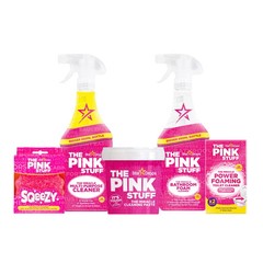 THE PINK STUFF CLEANER CLEANING PASTE SPRAY BATHROOM MULTI PURPOSE SCRUBBER KIT