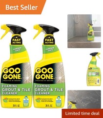 Citrus Scent Grout & Tile Cleaner – 28 Oz (2 Pack) Safely Removes Tough Stains