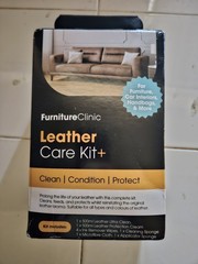 Furniture Clinic Large Leather Care Kit Leather Cleaner Conditioning Protection