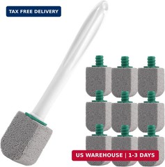 Pumice Stone Toilet Cleaner with Long Handle,Pumice Toilet Scrubber Toilet Bowl