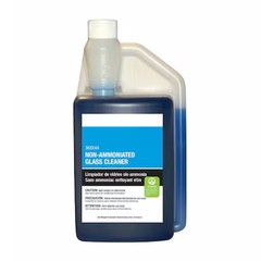 Zoro.Com 36Xx44 Liquid Glass Cleaner, 1 Qt., Blue, Unscented, Bottle
