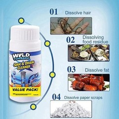 1-5x Wild Tornado Powerful Sink Drain Cleaner High Efficiency Clogging Remover