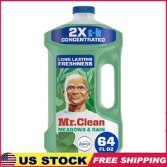 Concentrated Floor Cleaner Mop Soap All Purpose Meadows Rain Scent 64oz New