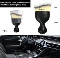 Car Detailing Brush Soft Bristles Auto Interior Dust Cleaner Dashboard Vent Tool