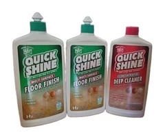 Holloway House Quick Shine 2 Floor Finish And 1 Concentrated Deep Cleaner