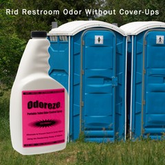 ODOREZE Natural Portable Toilet Odor Eliminator & Cleaner: Makes 64 Gallons
