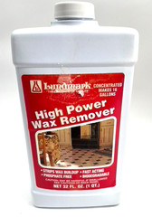 Lundmark High Power WAX REMOVER 32 oz Fast Acting Strips Wax Buildup New, Sealed