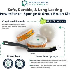 Power Paste Natural All Purpose Cleaner Bundle – Grout Cleaner for Tile Floor…