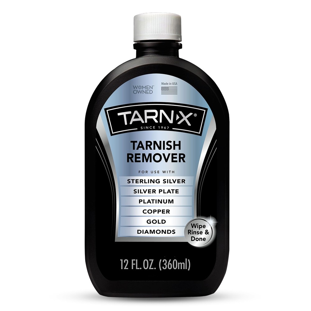 Tarnish Remover, 12 oz. Bottle, Platinum, Copper, Gold, Diamond, Silver Plate…